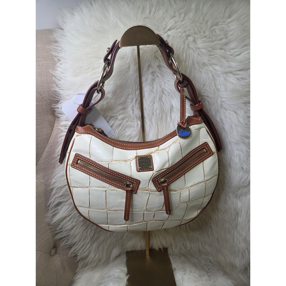 DB98 Dooney & Bourke croc embossed bag
